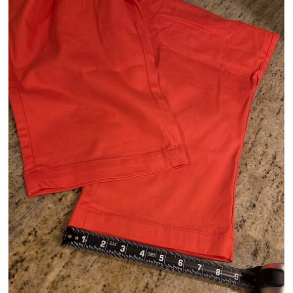 ~NWT~ST JOHNS BAY Size 16 Mid-Rise  Secretly Slender CAPRI PANTS - Coral 38x19 - Picture 6 of 15